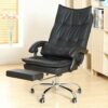 n/a Reclining Office Chair with Lumbar Support Ergonomic Adjustable Seat Height and Back Recline Desk and Task Chair (Color : Brown)
