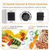 Blender Smoothie Maker - 1500W Blender Mixer with 10 Speed Control, 2L BPA-Free Professional Food Blender, 6 Stainless Steel Blade Jug Blenders w