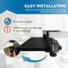 SONMINDRC Keyboard Tray Under Desk，Sturdy C Clamp Mount System,26.3" x 11" Slide-Out Computer Keyboard Drawer，Fits Full Size Keyboard and Mouse,f