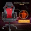 SLNFXC Gaming Chair High Back Office Chair Desk Chair Racing Chair Reclining Chair Computer Chair Swivel Chair PC Chair (Color : D)