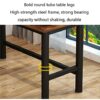 JFJL Reversible L Shaped Desk Sturdy L Shaped Gaming Desk with Large Desktop, L Desk for Gaming & Home Office, Space Saving Corner Desk Easy To A