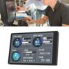 ASHATA Pc Temp Monitor, 3.5 Inch Ips Usb Mini Screen Cpu Ram Hdd Data Temperature Display 360 Degree Rotation Type C Sub Screen for Computer Case