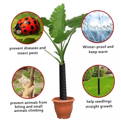 Jorzer Tree Protectors Tree Trunk Protector Thermal Protective Plastic Spiral Tree Guards Tree Wrap Saplings Tree Protectors away from Deer Rabbi