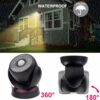 BIGLIGHT Battery Motion Sensor Spotlight Wireless Floodlight Outdoor Front Door Security Spotlight Waterproof Compact Spotlight Rotatable Wall Do