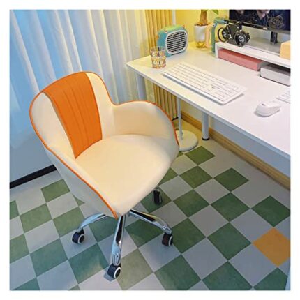 XDCHLK Rotating Adjustable Office Chair Girls Bedroom Computer Chair Study Room Student Dormitory Back