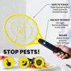 Zap It! Electric Fly Swatter - Rechargeable Zapper, Killer Racket, Mosquito And Wasp Bug Zapper 4,000 Volt, Usb Charging, Lightweight Handy (Mini