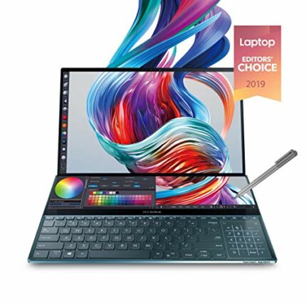 ASUS ZenBook Pro Duo UX581 15.6” 4K UHD NanoEdge Bezel Touch, Intel Core i9-9980HK, 32GB RAM, 1TB PCIe SSD, GeForce RTX 2060, Innovative ScreenPa