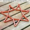 24 Pcs Flower Pots Feet Plant Pot Breathable Triangle Supports Invisible Flower Pot Risers Toes Lifters Potted Plant Stand for Indoor Outdoor Gar