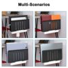 No Drill Under Desk Cable Management Tray, MEEKAKEE [Upgrated] Wire Management, Metal Cable Tray, Wire Organizer Under Desk, Desk Storage Holder