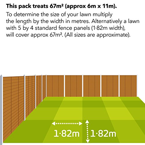 Miracle-Gro EverGreen Mosskill Liquid Concentrate Lawn Food and Moss Control, 66 m2