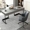 DLOETT Rock Slab Desk Home Type Laptop Desk Office Writing Desk