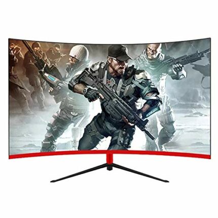 AVFORA HUANGXING - WD Gaming Monitor,Full HD Curved Gaming Monitor 1920X1080 HDR Eye Care LED Gaming Monitor,2Ms,Anti Glare,Borderless, Curved Sc