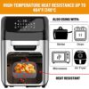 2Pcs Silicone Pot Double Air Fryer Liners Basket, Rack Accessories for Ninjas Dual Air Fryer, Oven, and Microwave