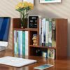 BRILENS 3 Tier Tree Bookshelf, 3 Shelf Bookcase, Modern Book Storage, Free Standing Tree Bookcase, Utility Organizer Shelves for Home Office, Liv