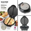 Salter EK2716 Dual Omelette Maker – Double Egg Cooker with Non-Stick Plates, Deep Fill Electric Multicooker, 2-3 Minute Preheat, Ideal for Breakf