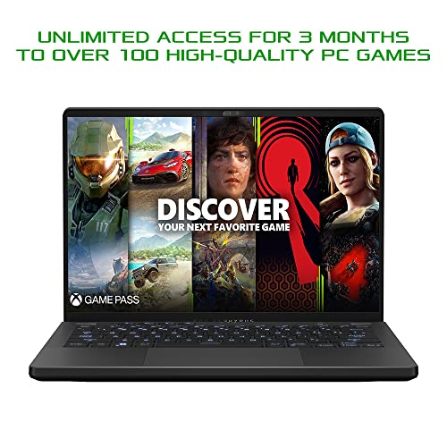 ASUS Laptop ROG Zephyrus G14 GA402XZ 14.0" QHD+ 165Hz Gaming Laptop (AMD Ryzen 9-7940HS, NVIDIA GeForce RTX 4080, 16GB RAM, 1TB SSD, Windows 11)