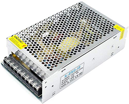 inShareplus 12V 20A 240W, DC Universal Regulated Switching Power Supply, 110/220V AC to DC 12 Volt LED Driver, Converter, Transformer for LED Str