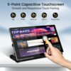 WIMAXIT Raspberry Pi 4 TouchScreen Monitor, 7" Touch Screen USB Powered HDMI Monitor IPS 178 ° 1024X600 for Raspberry 4/3/ 2/ 2 Zero B+ Model B