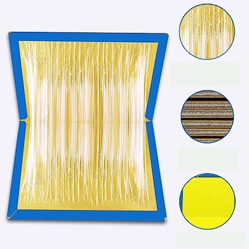 Pest Sticky Boards - 5 Pack Glue Traps Pads Multi-Use Sticky Boards for Kitchen Garden Indoor Outdoor