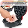 Candora Home Mini Waffle Maker Machine for Individual Waffles, Paninis, Hash Browns