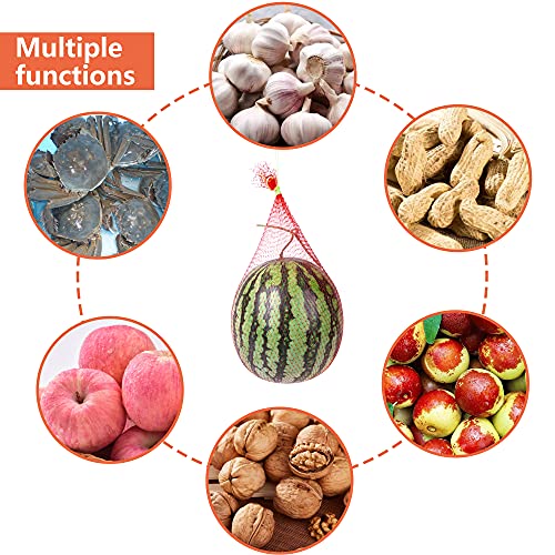 Iceyyyy Watermelon Nets - 100 Pack Hanging Watermelon Nets Bags Melon Hammocks Cradles for Watermelon, Honeydew Melon, Cucumbers