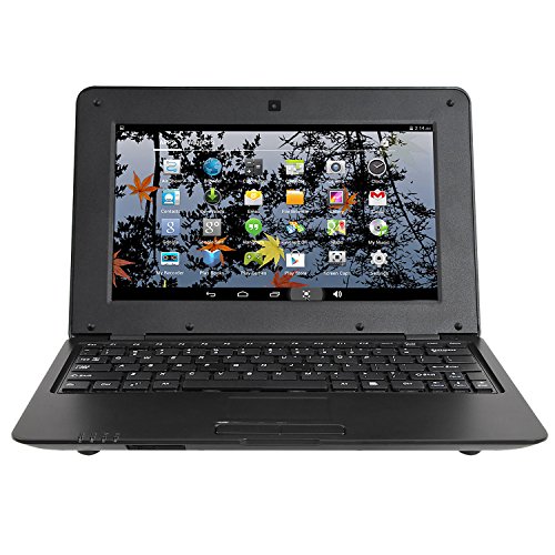 Bigmachine 10.1 Inch Portable Quad Core 8GB Computer Laptop Mini PC Android 6.0 Netbook Lightweight Notebook WiFi Webcam Netflix YouTube Google P