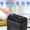 Augot Remote Control Space Heater, 60° Oscillating Heater PTC Ceramic Electric Heater for Home with Thermostat, 2/4/6/8/1012H Timer, Overheating