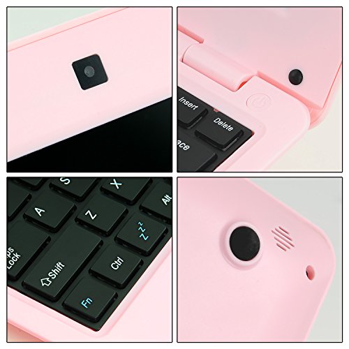 Bigmachine 10.1 Inch Portable Quad Core 8GB Computer Laptop Mini PC Android 6.0 Netbook Lightweight Notebook WiFi Webcam Netflix YouTube Google P