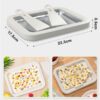 YOPOTIKA Ice Cream Rolle Maker Pan Instant DIY Ice Cream Roller Plate with 2 Spatulas for Making Frozen Yogurt Softserve Instant Cold Plate at Ho