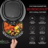 Chefman TurboFry 3.5 Litre Air Fryer Oven w/ Dishwasher-safe Basket and Dual-control Temperature, 60-minute Timer & 15-cup Capacity, BPA-free, Ma