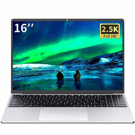 Fsjun【Win 11 Pro/Office 2019 16-inch Laptop with 24GB RAM, 1TB SSD, Celeron N5095 up to 2.9GHz, 2560x1600 FHD IPS Display, Fingerprint Unlock, Wi