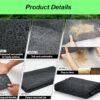 UISKOOPW Outdoor Storage Shed Mat，Hot Tubs Mat, Anti-Slip and Waterproof Backing, Dustproof Outdoor Carport Mat，Patio Furniture Floor Mat for Pro