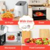 Square Air Fryer Silicone Pot, Foldable Air Fryer Silicone Liners, Non-Stick Food Safe Air Fryer Pad, Replacement of Flammable Parchment Liner Pa