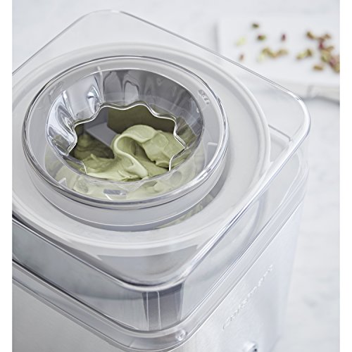 Cuisinart Ice Cream Deluxe, Pre-Freeze Ice Cream, Frozen Yoghurt and Sorbet Maker, Silver, ICE30BCU