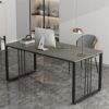 ZTTTD Rock Board Desk Living Room Small Apartment Computer Desk Office Desk Home Writing Desk Bedroom Table