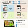 YOTOPT U10 Tablet 10 Inch 4G lte and WiFi, Android 12.0 Octa-Core Tablet, 11GB RAM, 64GB ROM(1 TB Expandable), FHD smart screen, 5MP+8MP, With Ke