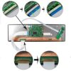 VSDISPLAY Mini HD-MI Type C LCD Controller Board VS-RTD2556HC-V2 Work for LCD Screen 12.6inch 1920x515 NV126B5M-N41 NV126B5M-N42