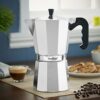 VonShef Stovetop Coffee Maker, 12 Cup Aluminium Italian Espresso Maker, 600ml Gas & Electric Stove Top Moka Pot with Replacement Gasket & Filter