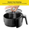 Chefman TurboFry 2-Litre Small Air Fryer, Compact Size, Easy-Set 60-Minute Timer for Fast and Healthy Cooking, Make French Fries, Chicken, Meat,