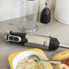 Sensio Home 1000W Super Powerful Hand Blender 3-in-1 Stainless Steel Stick Immersion Blender with Attachment, 700ml Mixing Beaker, Stainless Stee