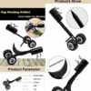 Sushi Kong Crazy Weeds Marauder,Crevice Weeding Tools with Wheels,Garden Detachable Long Handle 2 in 1 Weed Puller Tool Stand Up Heavy Duty