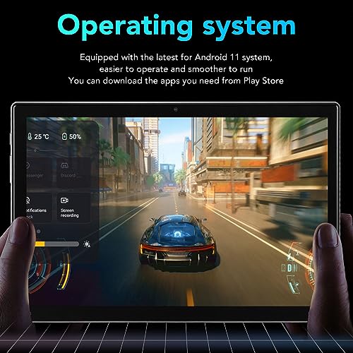 Airshi HD Tablet, Dual SIM Card 100-240V UK Plug 8 24MP Dual Camera 128GB ROM Glonass 5G Tablet for Work (Rose Gold)