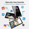 SGIN 10.1 Inch Tablet Android 12, 4GB RAM 64GB SSD (TF 256GB), 2MP+5MP Camera, 800x1280 HD IPS, 6000 mAh Battery Tablet with TF Card Slot, Dual W
