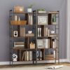 DongRong Bookshelf, 5 Tier Bookcase Standing Book Shelf, Display Bookshelves 5 Shelf Open Storage Organizer for Bedroom Living Room Home Office,