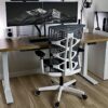 Black Chair Wheels. Ofituria Brand Silicone Wheels, 5 units, Perfect for Home or Office Furniture. They have a unique style and are reliable with