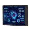 ASHATA Pc Temp Monitor, 3.5 Inch Ips Usb Mini Screen Cpu Ram Hdd Data Temperature Display 360 Degree Rotation Type C Sub Screen for Computer Case