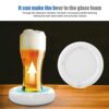 Annadue Ultrasonic Beer Foamer, Beer Bubbler Suitable for Family Gatherings, Business Meetings, Bars etc, with Built-in 1800mah Lithium Battery,