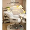 office chair gaming chair computer chair Ergonomic Office Chair,Executive Computer Chair with Padded Armrest and Footrest, Swivel Desk Chair Adju