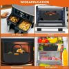 Yumuwind Air Fryer Accessories, Set of 8 for Ninja Dual Air Fryer AF300UK AF400UK & 7.6L-9.5L, Including Silicone Air Fryer Liner & Dual Air Frye