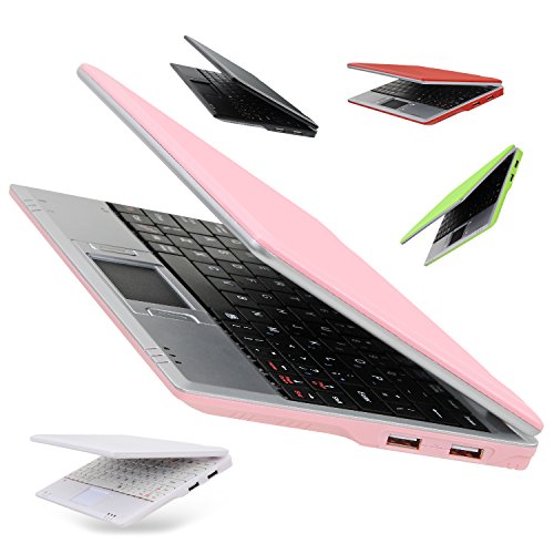 Bigmachine 7 Inch Portable Mini Computer Laptop PC Netbook for kids Android 12 Quad Core 32GB WIFI Built In Camera Netflix YouTube Flash Player (